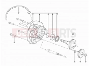 Reduction unit - Piaggio Fly 50 2T 2011
