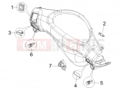 Selectors - Switches - Buttons - Piaggio Fly 50 2T 2011