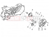 Reduction unit - Piaggio Fly 50 4T 2005