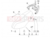 Saddle/seats - Piaggio Fly 50 4T 2006