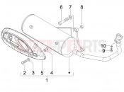 Silencer - Piaggio Fly 50 4T 2006