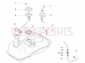 Benzin tank - Piaggio Fly 50 4T 2V 2013