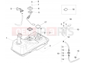 Benzin tank - Piaggio Fly 50 4T 4V 2013