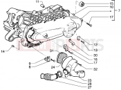 Clutch cover - Piaggio Free 100