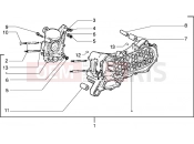 Crankcase - Piaggio Free 100