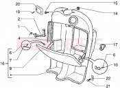Front glove compartment - Piaggio Free 100