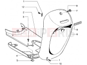 Front shield-Footboard-Spoiler - Piaggio Free 100