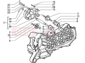 Rear wheel shaft - Piaggio Free 100