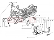 Starting motor-starter lever - Piaggio Free 100