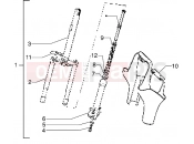 Steering column - Piaggio Free 100