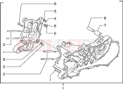 PIAGGIO Hexagon 125 Crankcase
