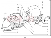 PIAGGIO Hexagon 125 Glove compartment