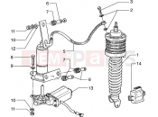 PIAGGIO Hexagon 150 Automatically adjustable rear damper
