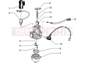 PIAGGIO Hexagon 150 Carburettor