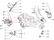 PIAGGIO Hexagon 150 Electrical devices