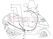 PIAGGIO bowdenek
