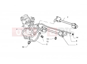 PIAGGIO Hexagon GT Cooling piping