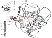 PIAGGIO Hexagon GTX 125 Carburettor