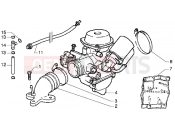 PIAGGIO Hexagon GTX 125 Carburettor