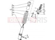PIAGGIO Hexagon GTX 125 Front shock absorber