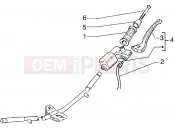 PIAGGIO Hexagon GTX 125 Handlebars component parts