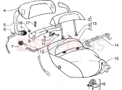PIAGGIO Hexagon GTX 125 Saddle