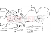 PIAGGIO Hexagon GTX 125 Upper side panels