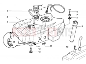 PIAGGIO Hexagon LX Fuel tank