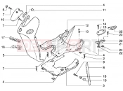 PIAGGIO Liberty 125 Front shield-Footboard-Spoiler