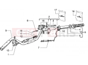 PIAGGIO Liberty 125 Handlebars component parts