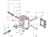 PIAGGIO Liberty 125 Head - valves