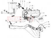 PIAGGIO Liberty 125 Kickstarter - Crankcase cooling