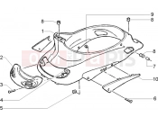 Central protection - Piaggio Liberty 125 La Poste