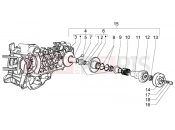 Driven pulley - Piaggio Liberty 125 La Poste