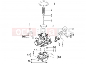 Carburetor's components - Piaggio Liberty 150 2008
