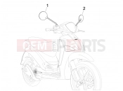 Driving mirror/s - Piaggio Liberty 150 2008
