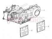 Engine, assembly - Piaggio Liberty 150 2008