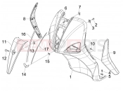 Front shield - Piaggio Liberty 150 2008