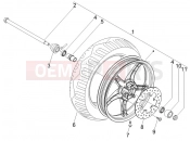 Front wheel - Piaggio Liberty 150 2008