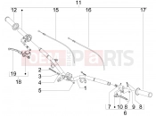 Handlebars - Master cil. - Piaggio Liberty 150 2008