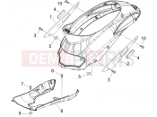 Side cover - Spoiler - Piaggio Liberty 150 2008
