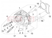 Head unit - Valve - Piaggio Liberty 150 2013