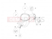 Selectors - Switches - Buttons - Piaggio Liberty 150 2013