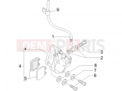 Brakes pipes - Calipers - Piaggio Liberty 200 2006