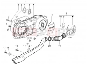 Crankcase cover - Crankcase cooling - Piaggio Liberty 200 2006