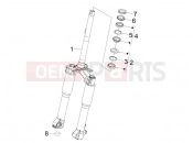 Fork/steering tube - Steering bearing unit - Piaggio Liberty 200 2006