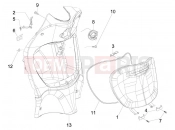 Front glove-box - Knee-guard panel - Piaggio Liberty 200 2006