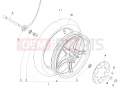 Front wheel - Piaggio Liberty 200 2006