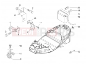 Remote control switches - Battery - Horn - Piaggio Liberty 200 2006