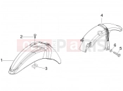 Wheel huosing - Mudguard - Piaggio Liberty 200 2006